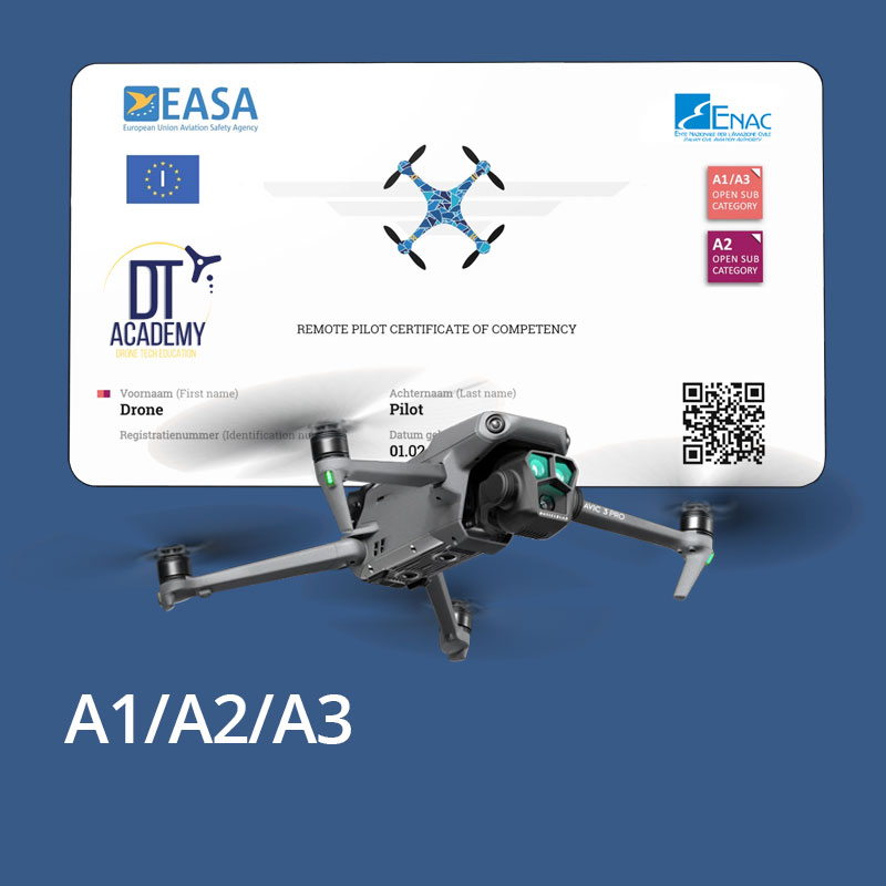Patenti BASE per drone A1-A2-A3